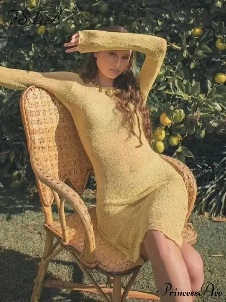 View Long Sleeve Mini Dress - Image 8