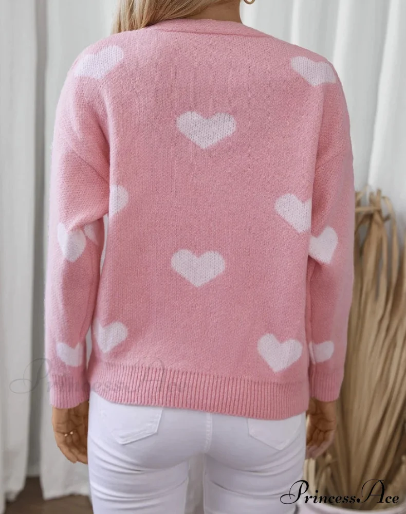 Vintage Affection Single-Buttoned Baggy Cardigan - Image 2