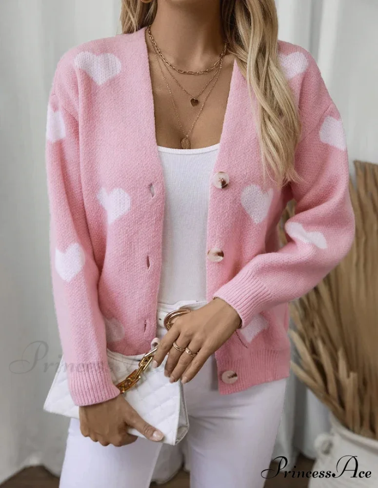 Vintage Affection Single-Buttoned Baggy Cardigan - Image 4