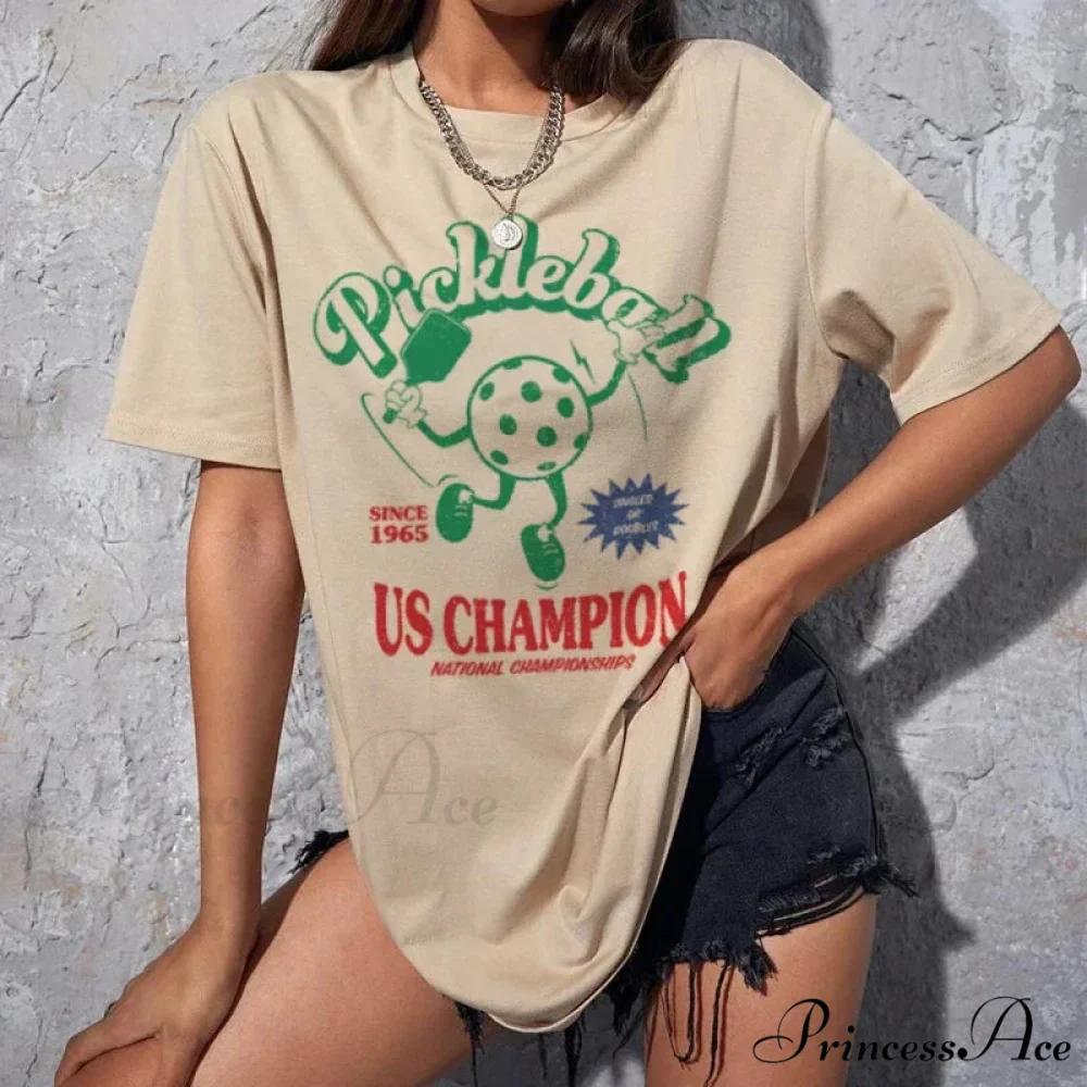 Vintage Cartoon Pickleball T-shirt