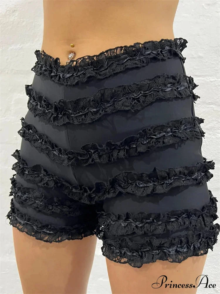Vintage Frilled High Waist Short - Image 3
