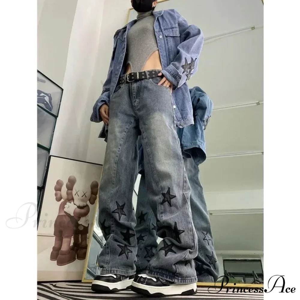 Vintage Girls Retro Jeans - Image 2
