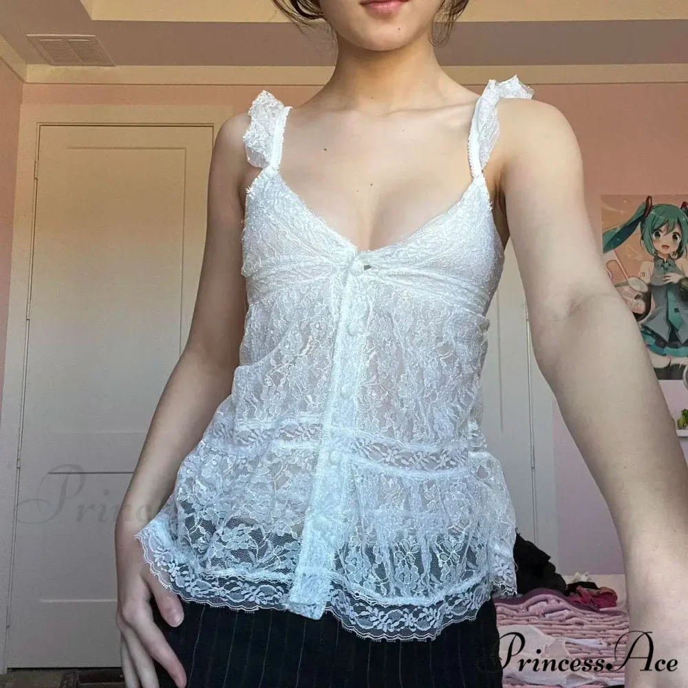 Vintage Grungy Ivory Crop Top - Image 3