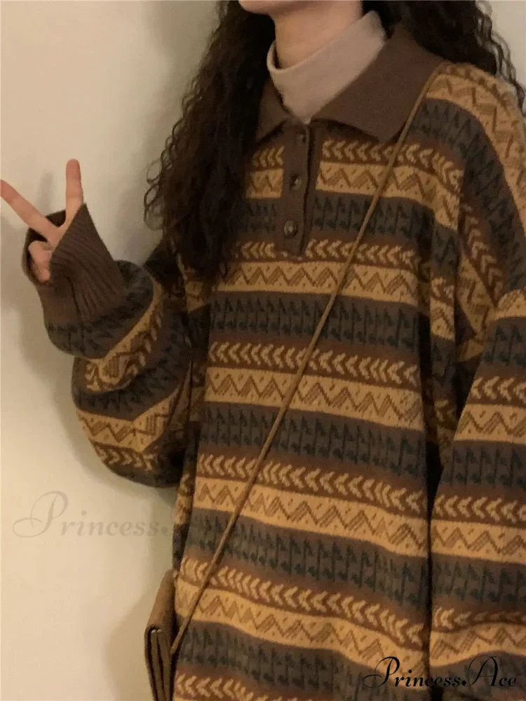 Vintage Inactive Style Banded Baggy Jumper - Image 5