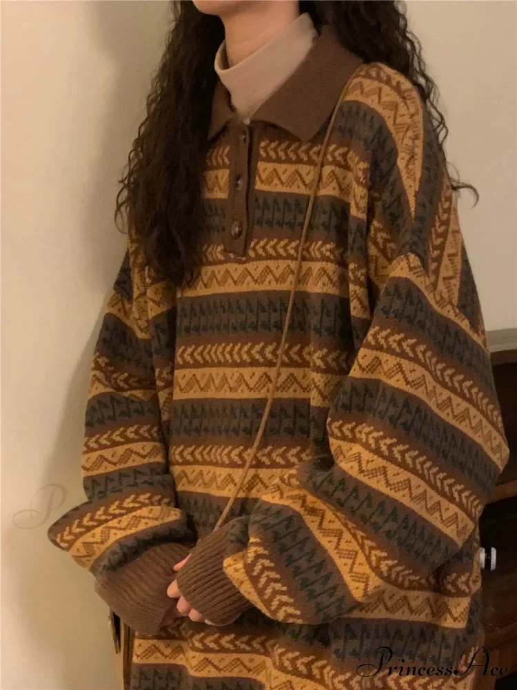 Vintage Inactive Style Banded Baggy Jumper - Image 6