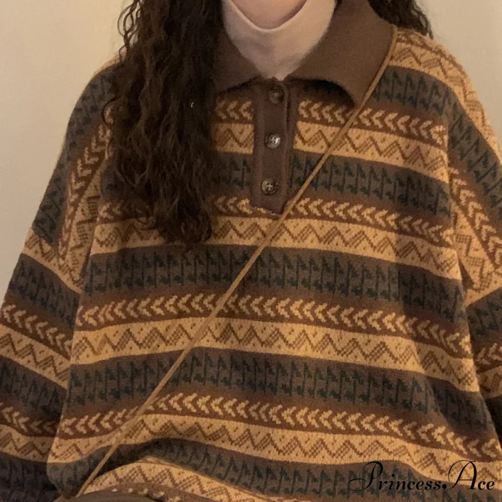 Vintage Inactive Style Banded Baggy Jumper - Image 7