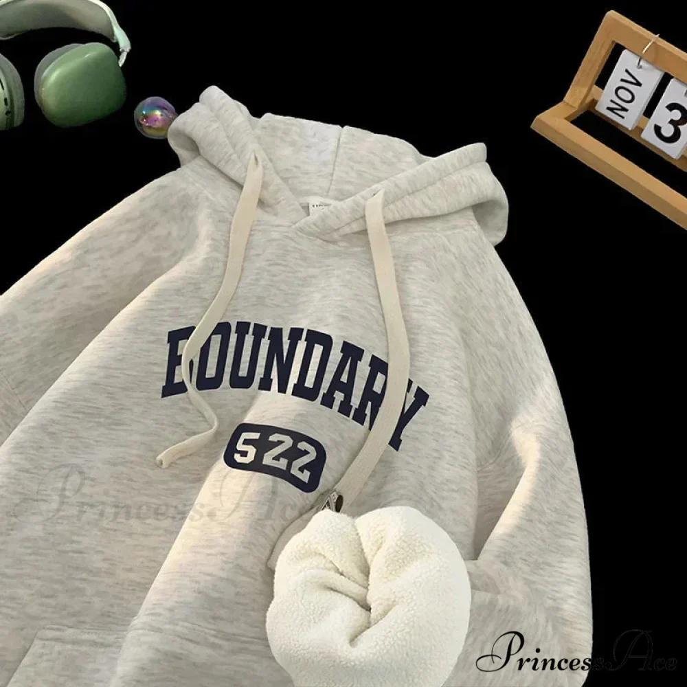 Vintage Informal Main Road Alphabet Hoodie - Image 6