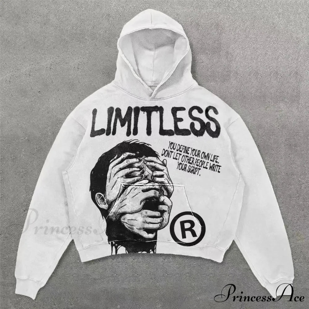 Vintage Rebel Printed Hoodie - Image 3
