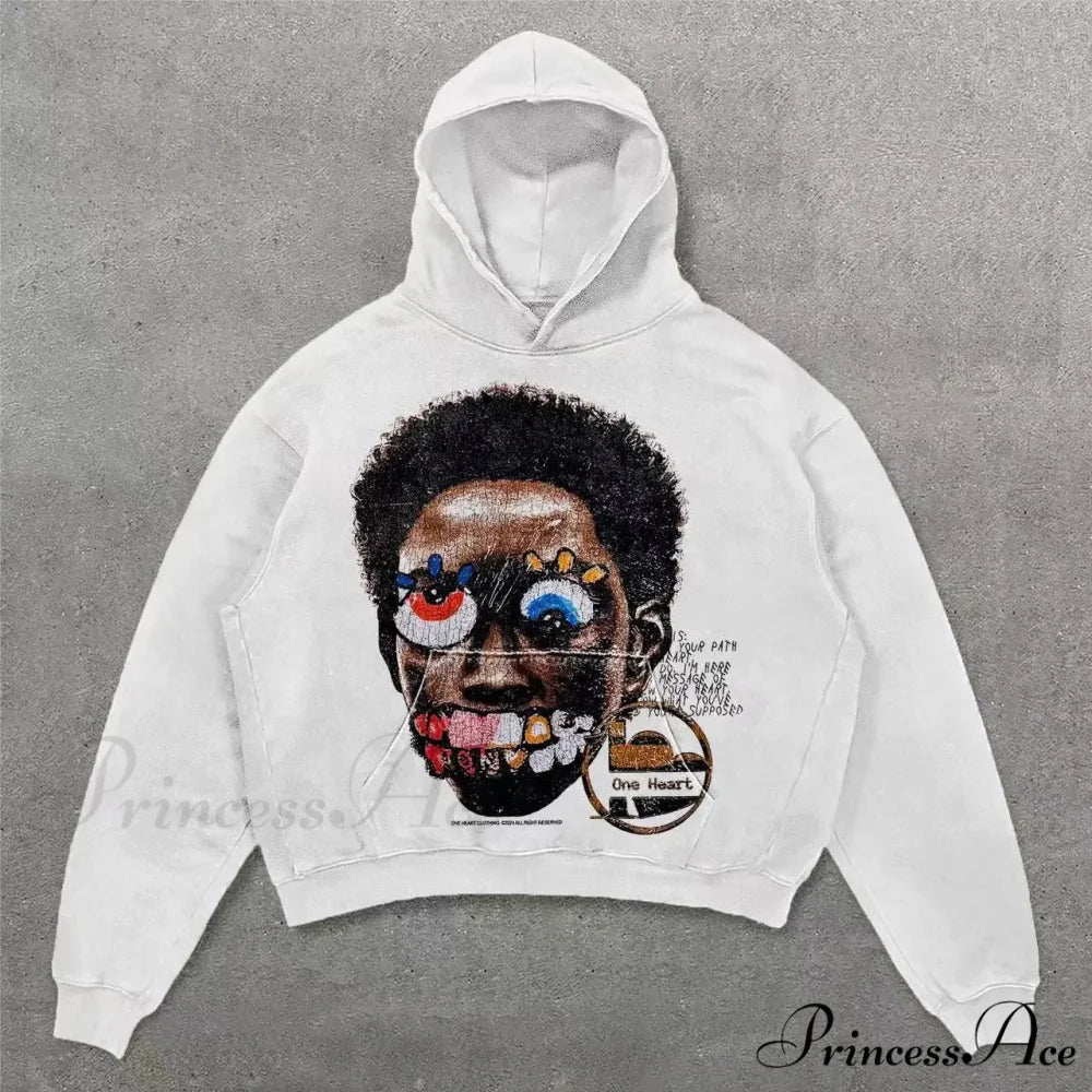 Vintage Rebel Printed Hoodie - Image 6