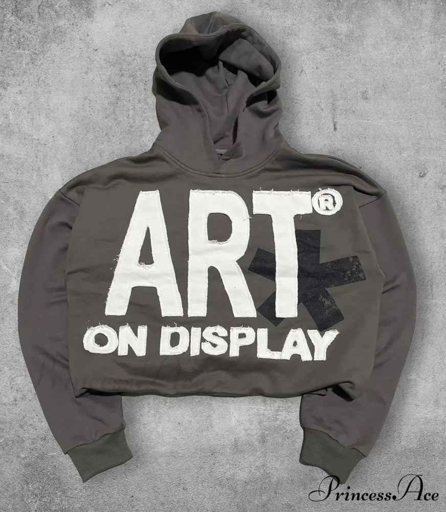 Vintage Stitching Oversized Hoodie - Image 9
