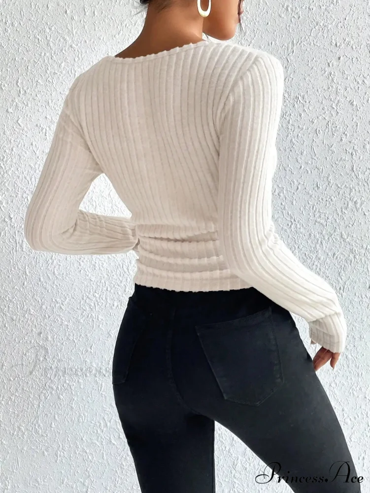 Vintage Wide Pit Strip Waist Slimming Pleated Long Sleeve Shirt Women - Image 2