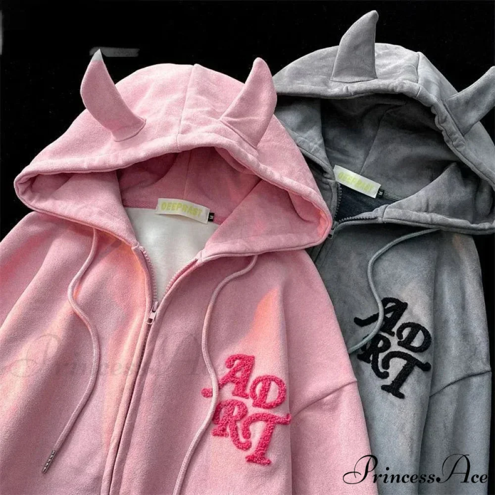 Vintage Zipper Hoodie - Image 2