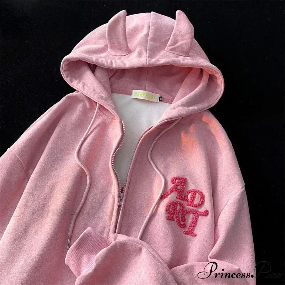 Vintage Zipper Hoodie - Image 3