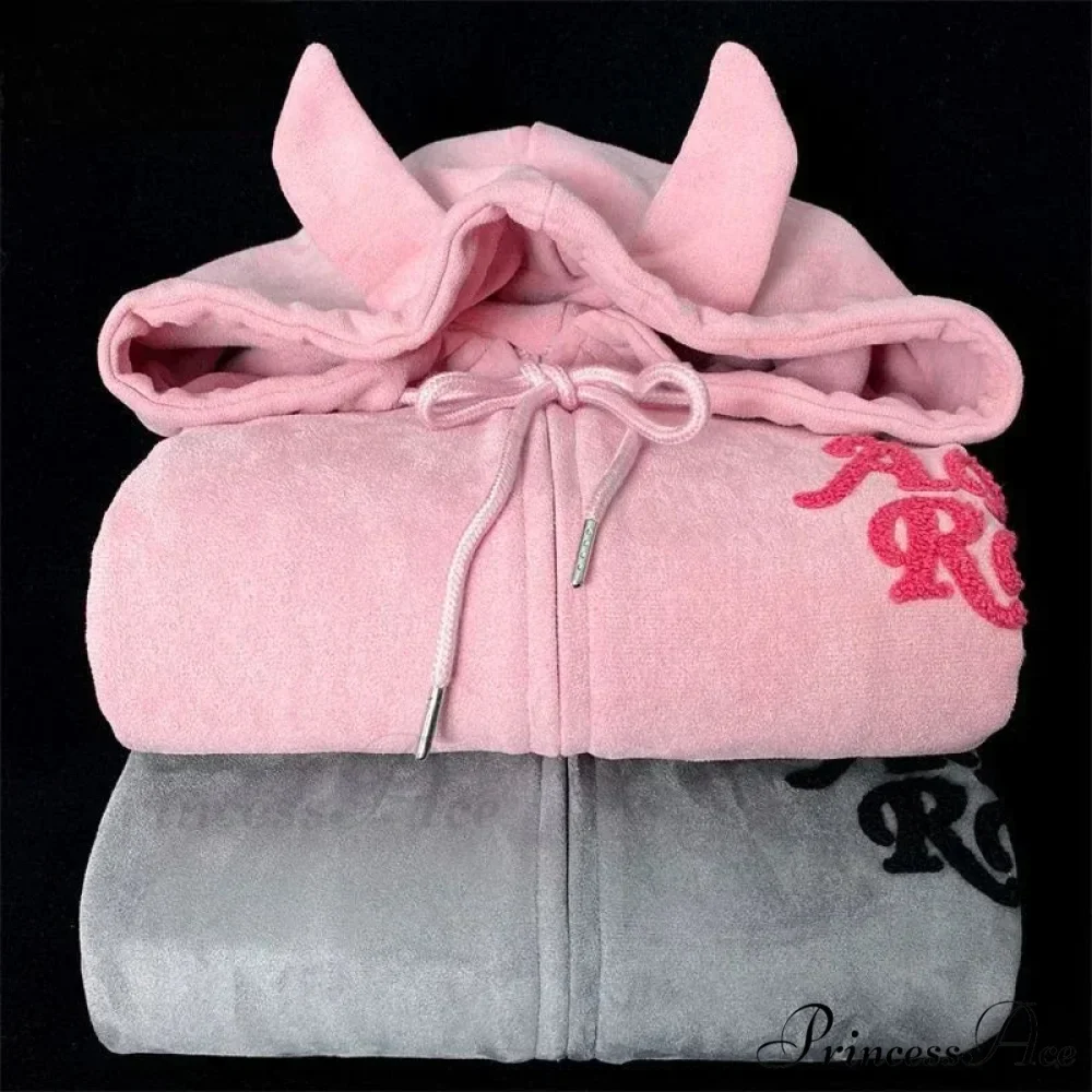 Vintage Zipper Hoodie - Image 5