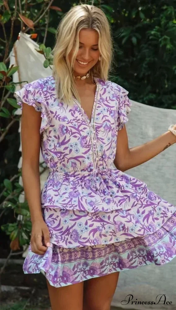 Violet Small Bohemian Dress - Image 4