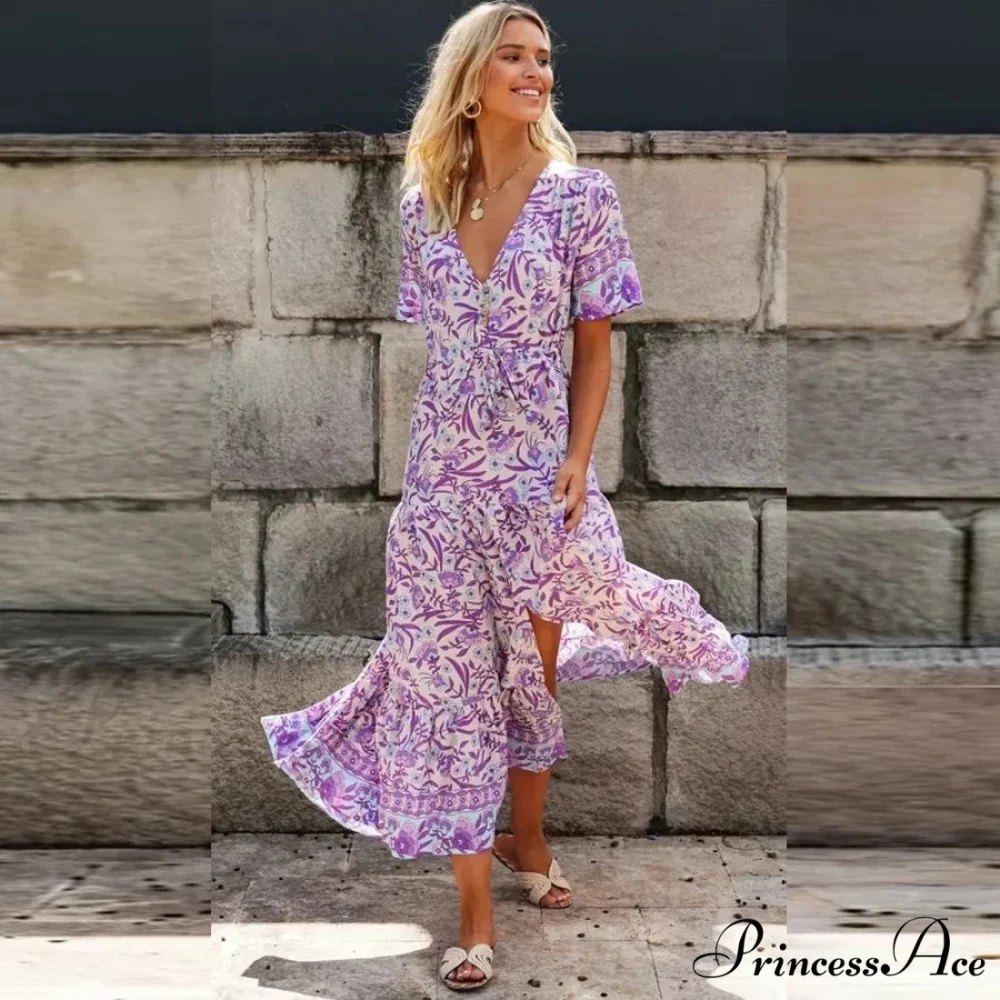 Violet Small Bohemian Dress - Image 5