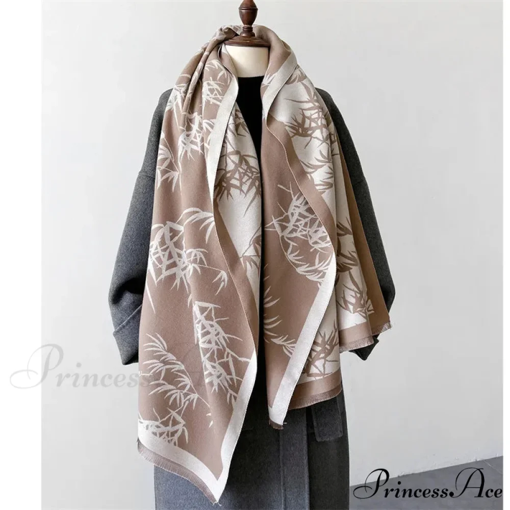 Warm Cashmere Winter Wrap Scarf - Image 2