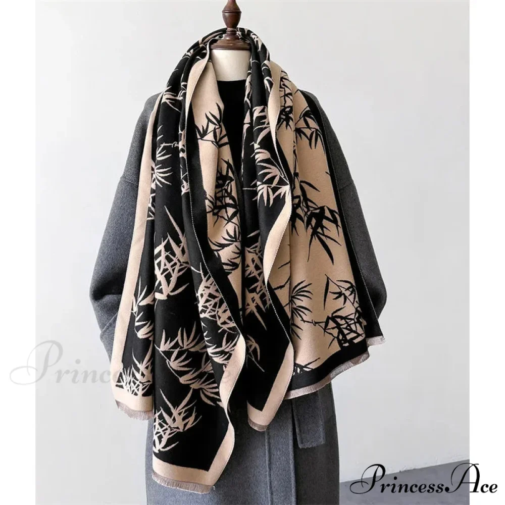 Warm Cashmere Winter Wrap Scarf - Image 3