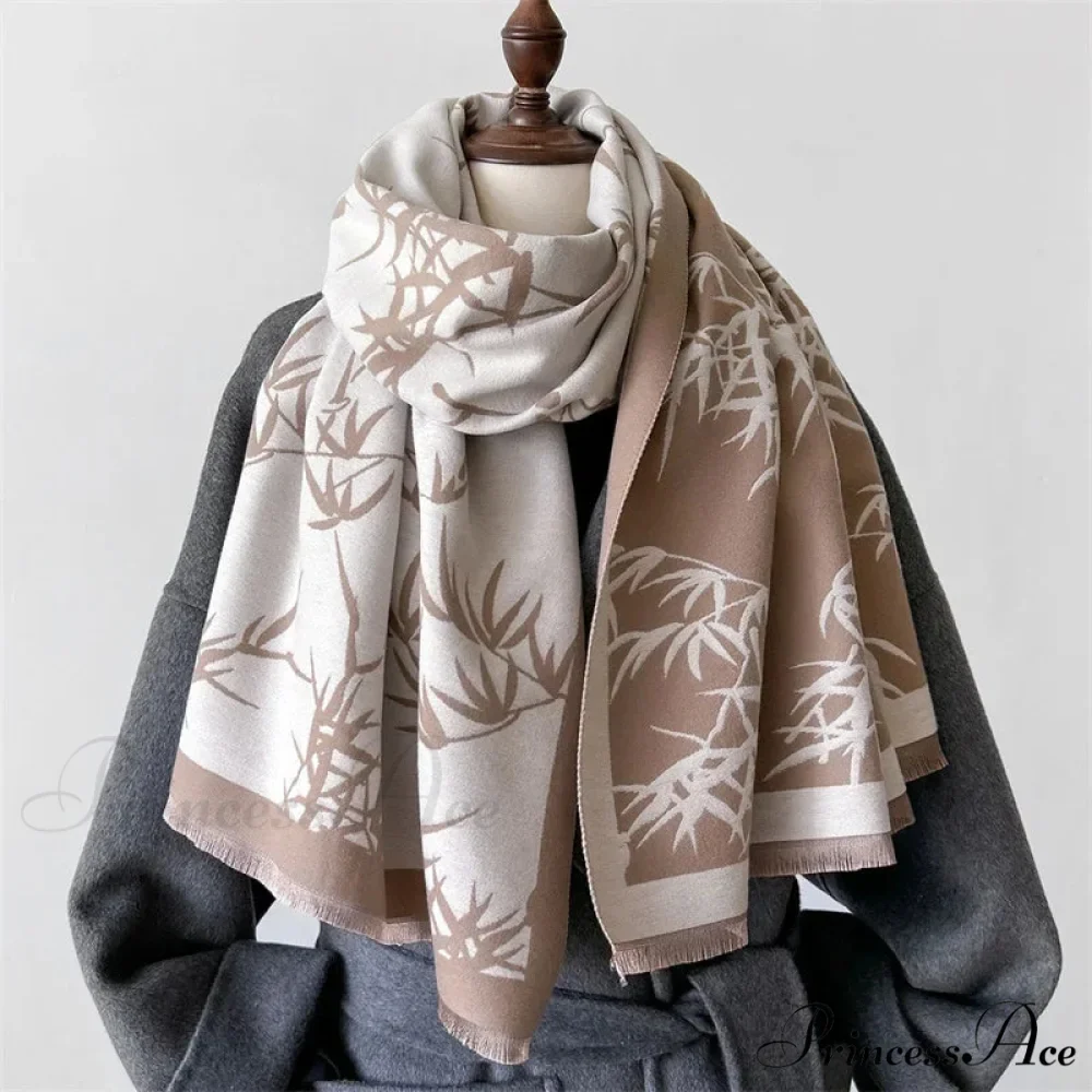 Warm Cashmere Winter Wrap Scarf - Image 4
