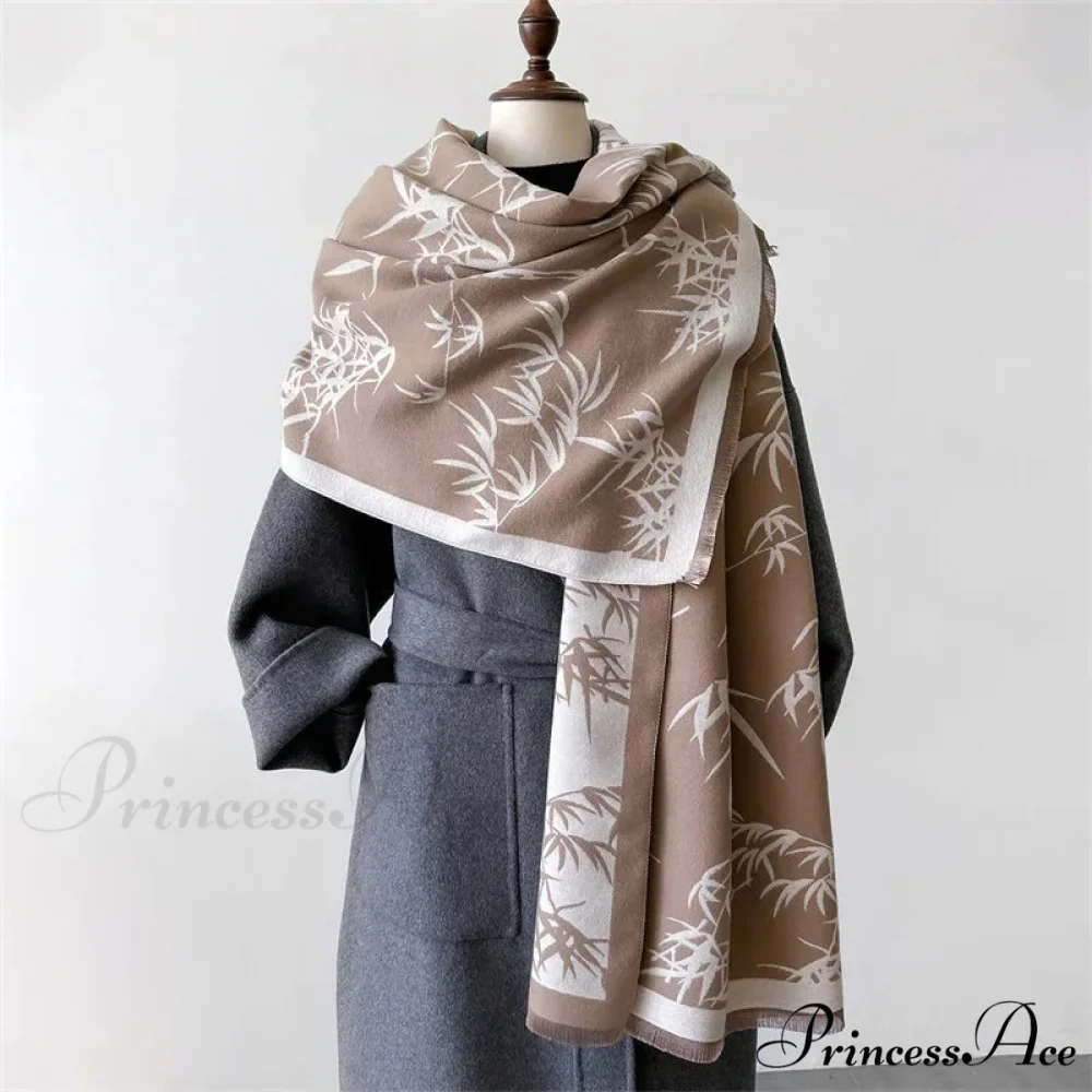 Warm Cashmere Winter Wrap Scarf - Image 5