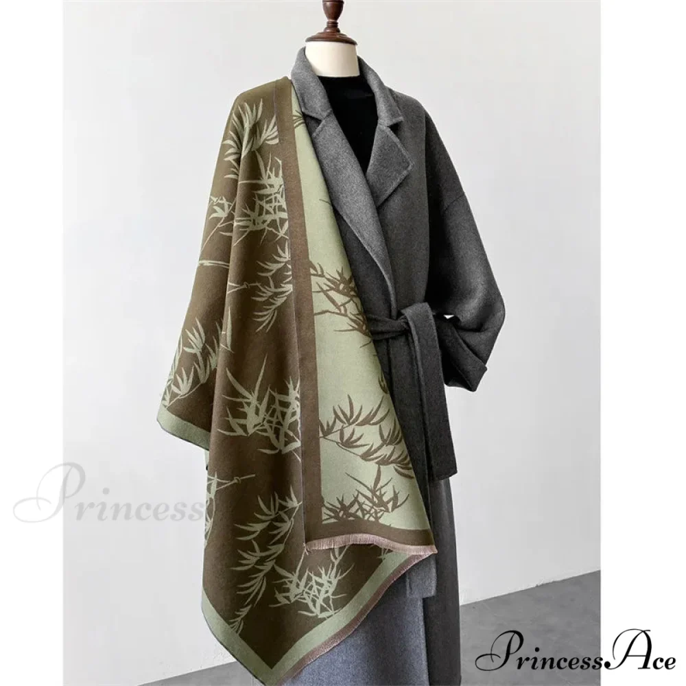 Warm Cashmere Winter Wrap Scarf - Image 8