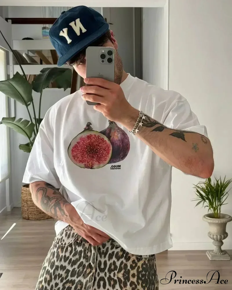 Warm Cherry Visual T-shirt - Image 7