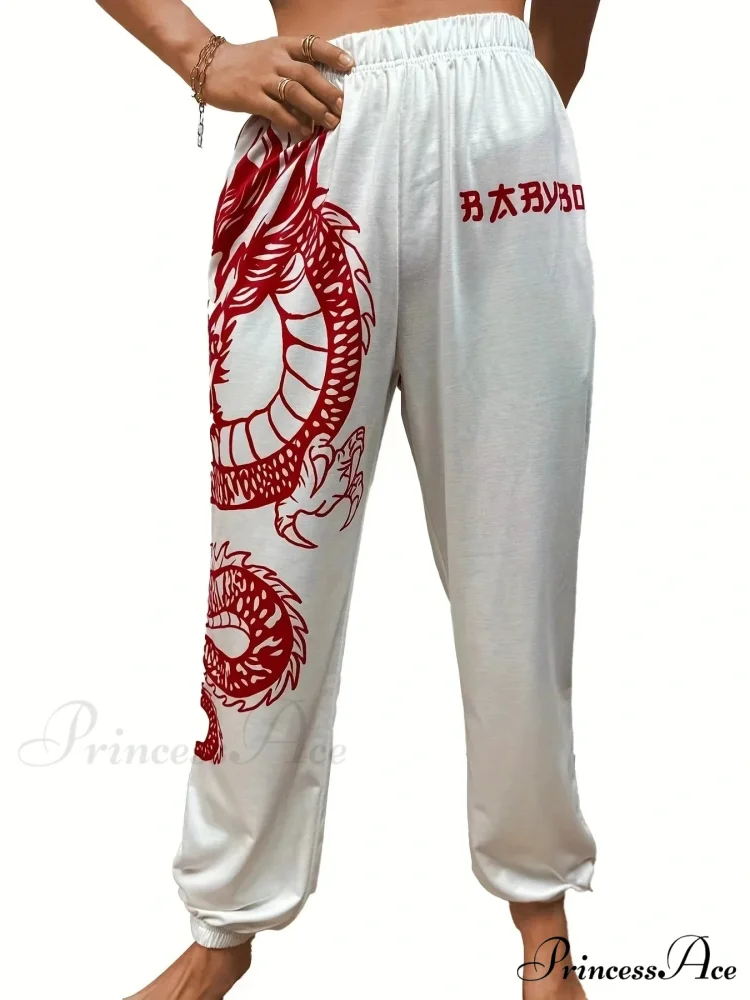 Warm Graphic Tall Waist Jogger Trousers - Image 9