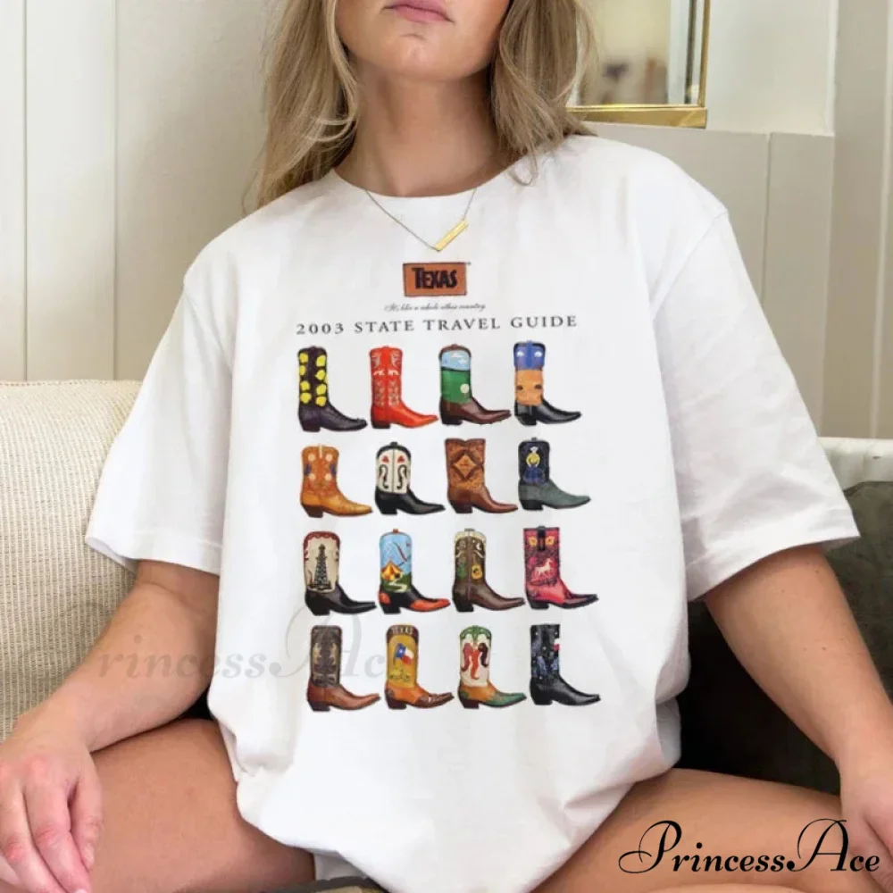 Western Boots Vintage Graphic T-shirt - Image 2