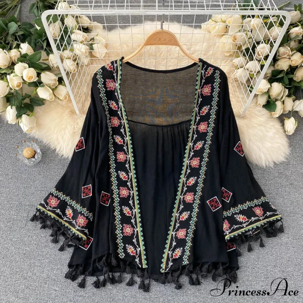 White Cotton Rayon Floral Embroidery Beach Cover up

Modified Title: Ivory Cotton Rayon Botanical Stitching Beach Cover up - Image 3
