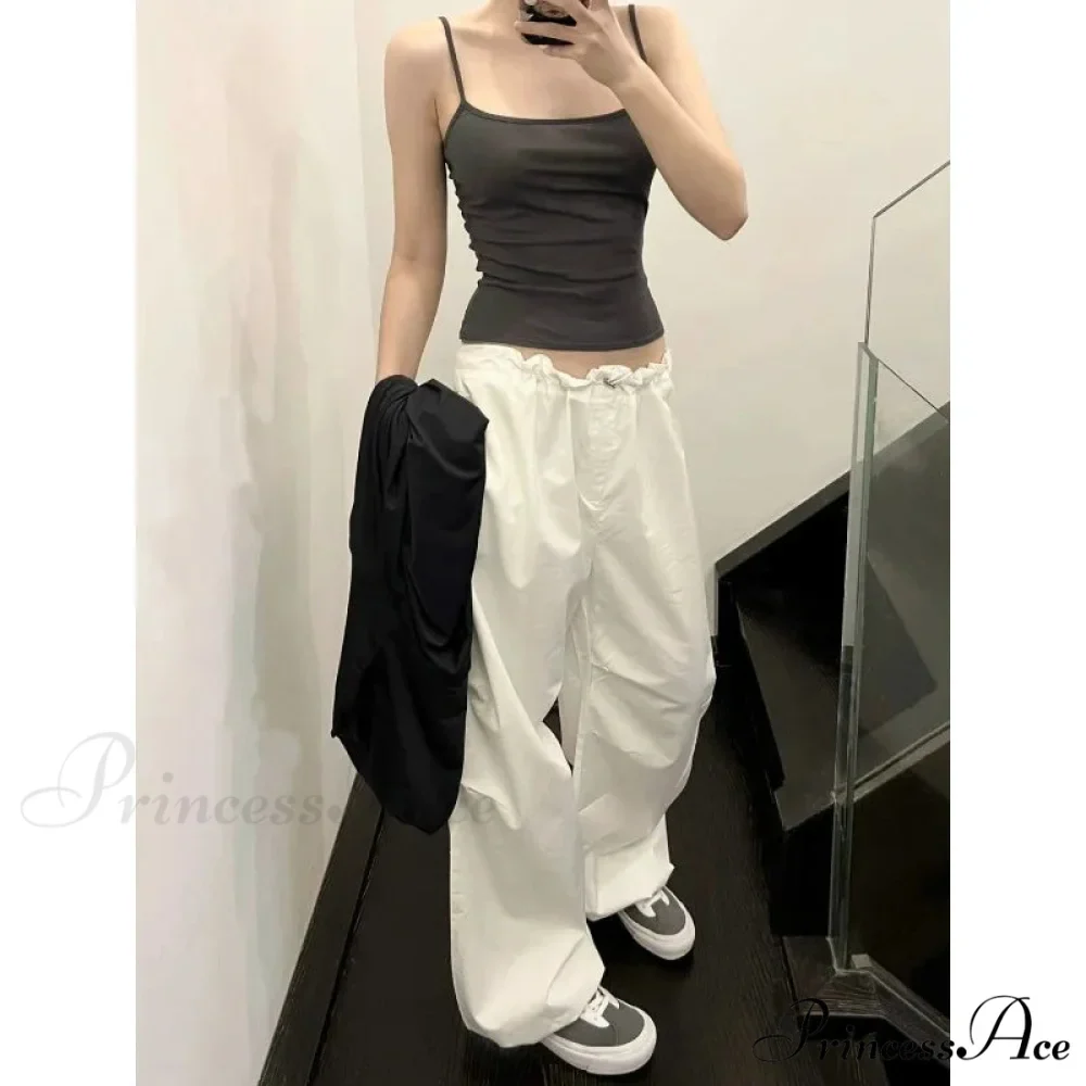 White Informal Stretchy Trousers - Image 5