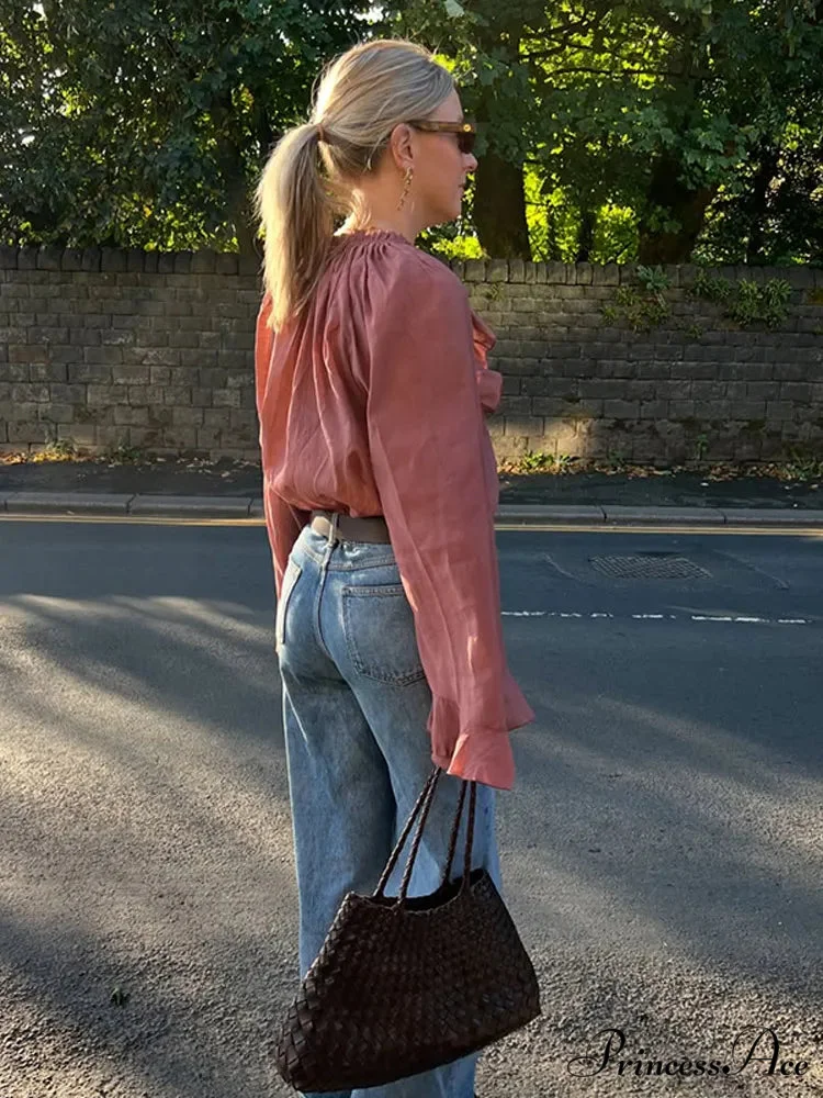 Wide Sleeve Shortened Top - Image 4