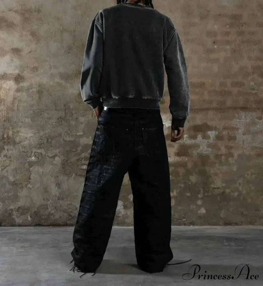Worried Cotton Gothic Sweatshirt - Image 2