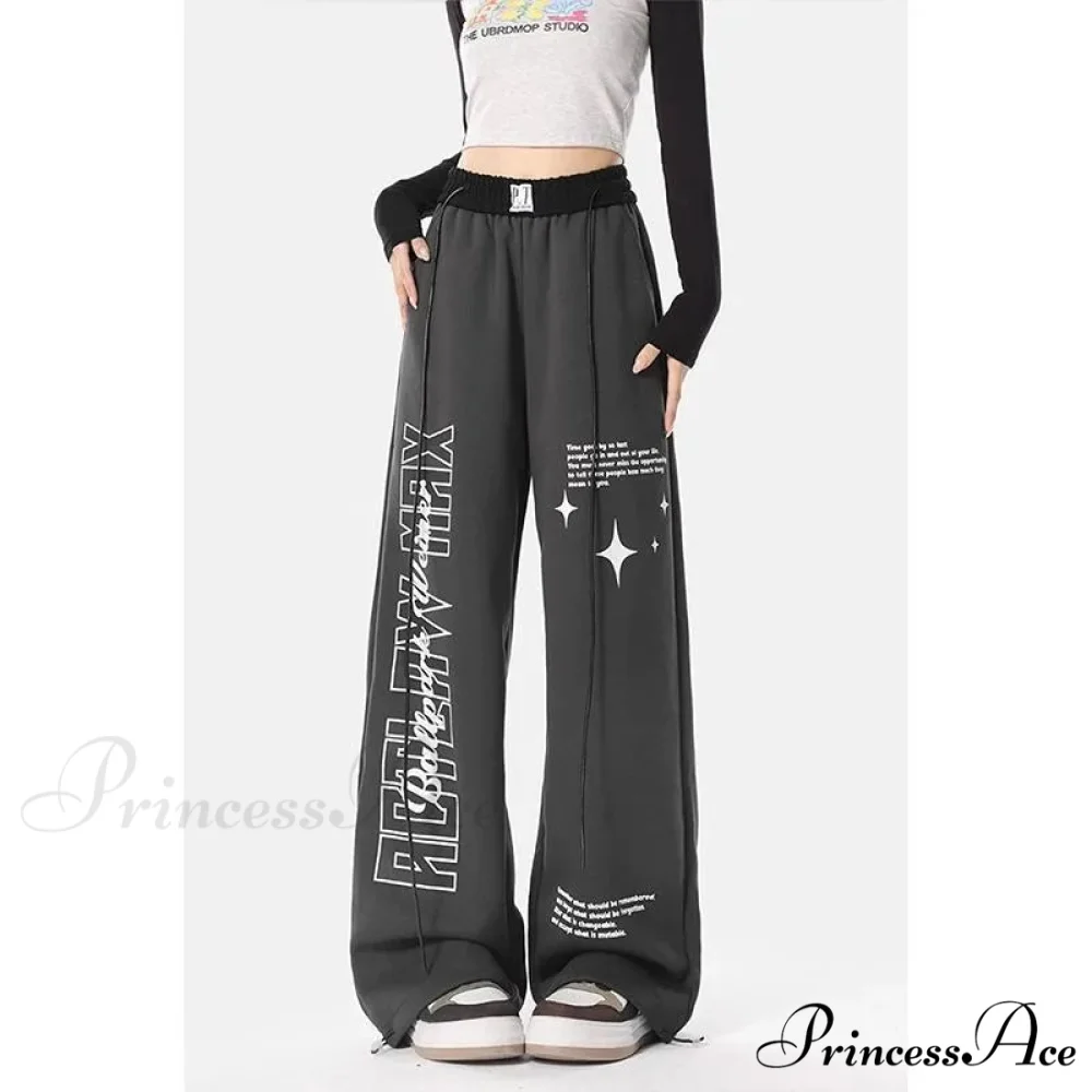 Y2K Correspondence Printed Trousers - Image 3