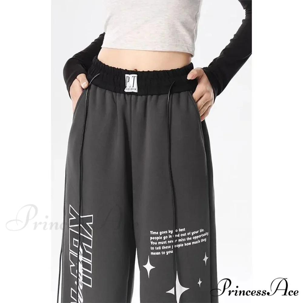 Y2K Correspondence Printed Trousers - Image 4