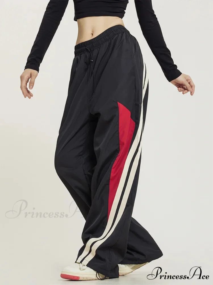 Y2K Dark Large Loose-Fitting Trousers - Image 2