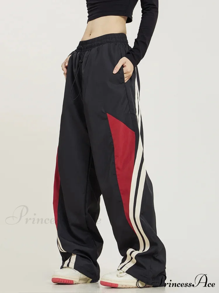Y2K Dark Large Loose-Fitting Trousers - Image 4