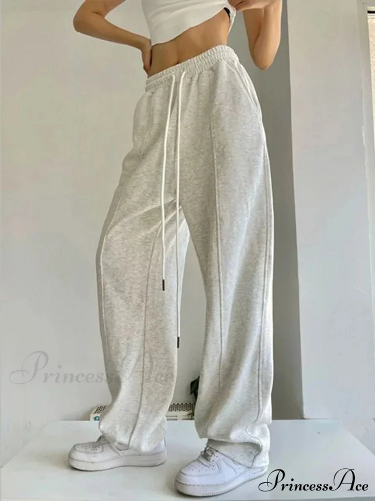 Y2K Harajuku Broad Leg Sweatpants Trousers - Image 2
