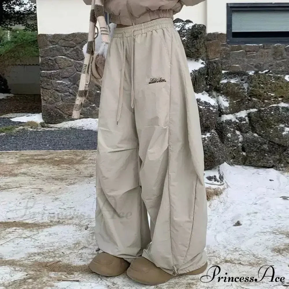 Y2K Harajuku Women Broad Leg Trousers - Image 2