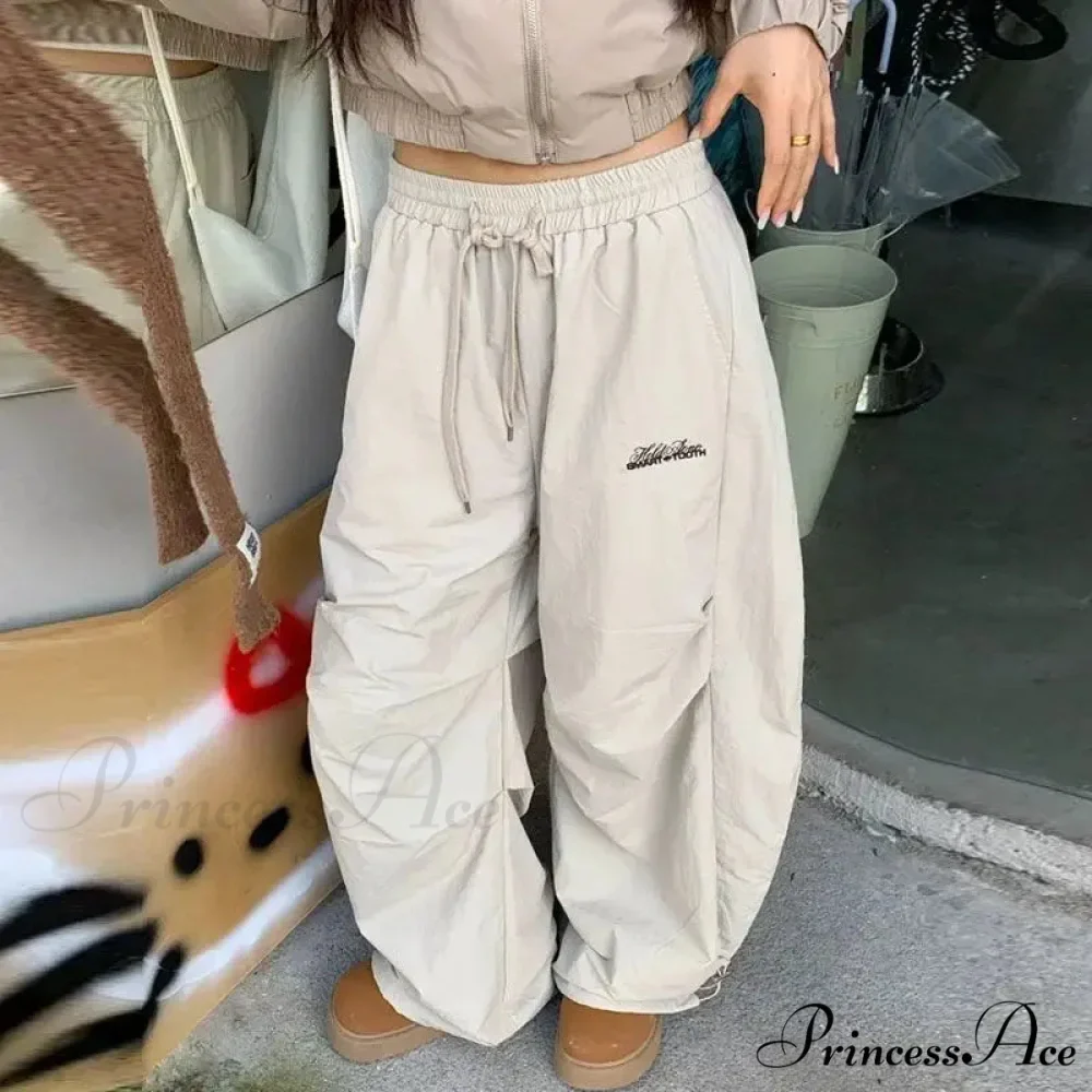 Y2K Harajuku Women Broad Leg Trousers - Image 3