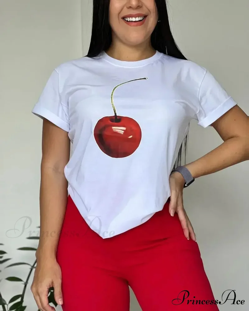 Y2K Informal Wine Bottle Graphic T-shirt - Image 5