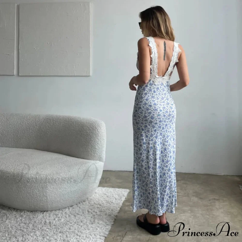 Y2K Lace Trim Extended Holiday Dress - Image 5