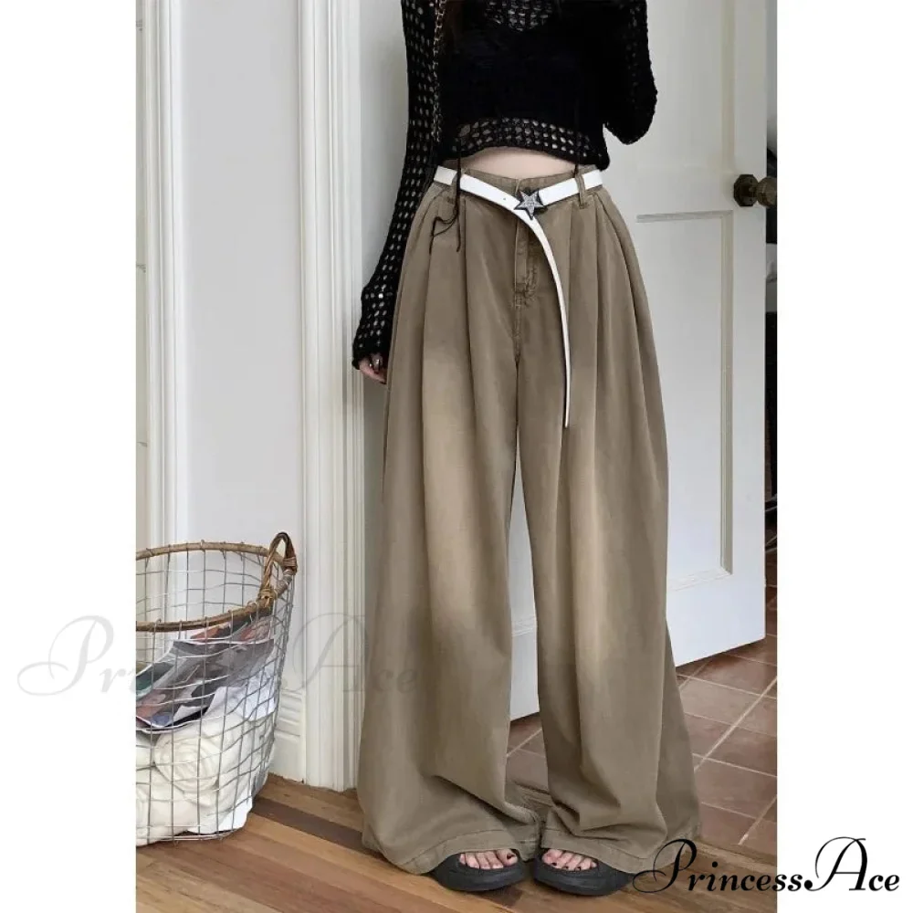 Y2K Large Cargo Loose Women Trousers - Image 2