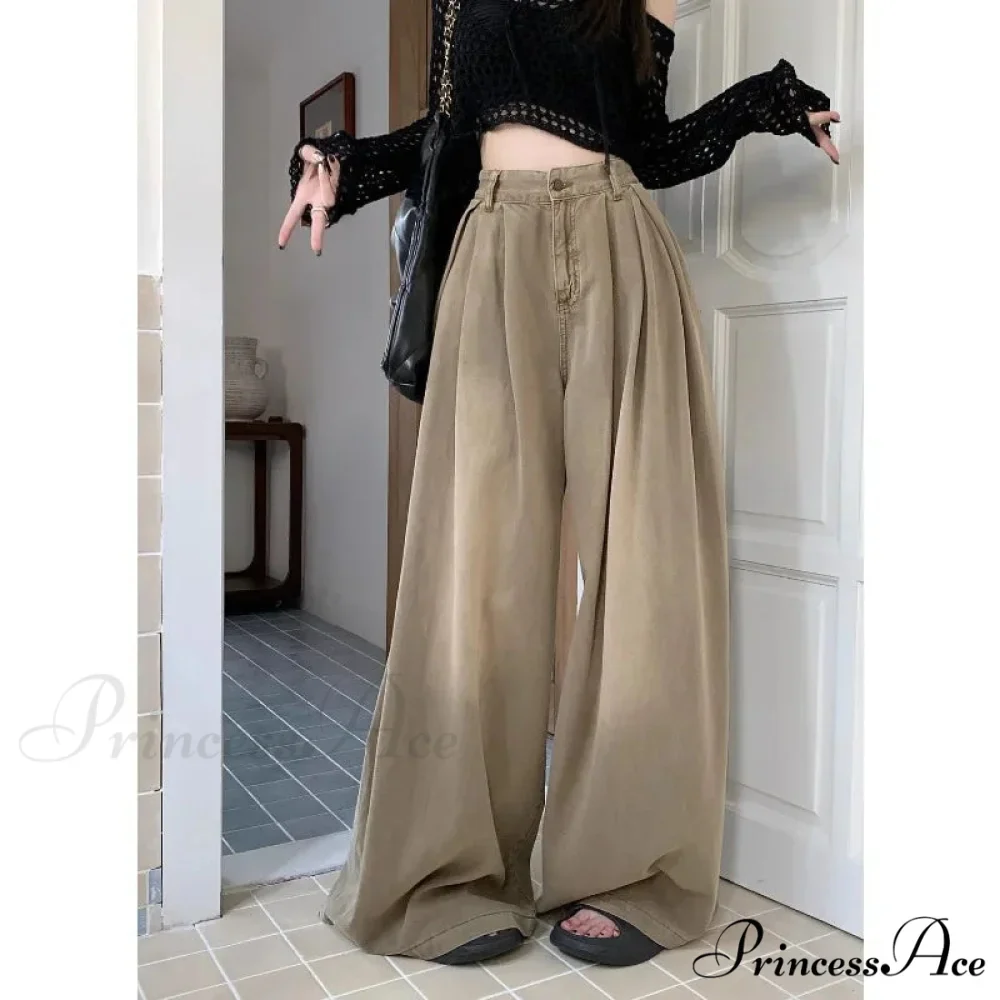 Y2K Large Cargo Loose Women Trousers - Image 4
