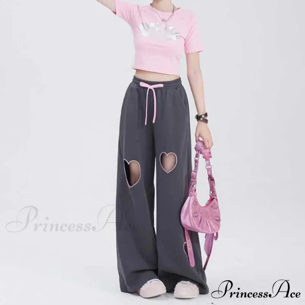 Youth Retro Affection Informal Straight Trousers - Image 4