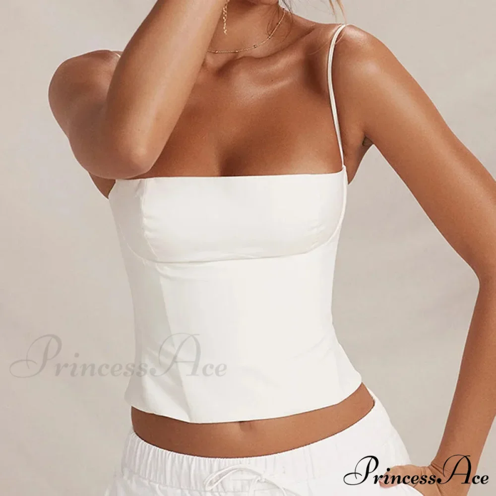 Zippered Bustier Corset Cropped Top - Image 2